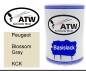 Preview: Peugeot, Blossom Gray, KCK: 500ml Lackdose, von ATW Autoteile West.